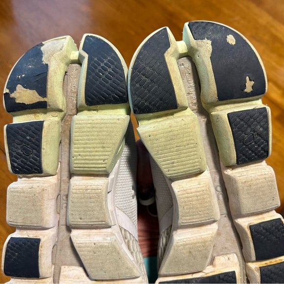 On Cloud On Running On Cloudflyer | White Lime Green Blue | Size Women’s 7.5 - Picture 10 of 10